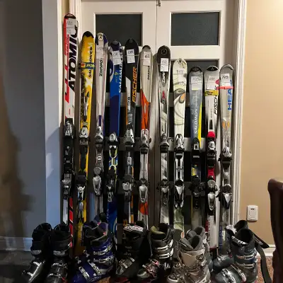 ski with boots, View more