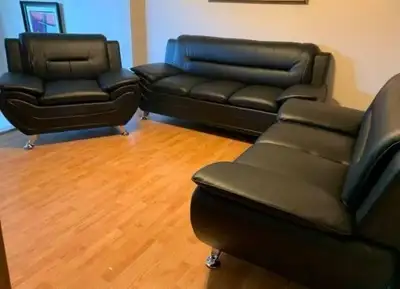 3+2+1 Sofa Set | Pure Woody Leather Now in Stock | Free Vauchers, View more