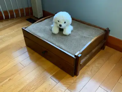 Custom Dog bed or Cat bed with storage., View more