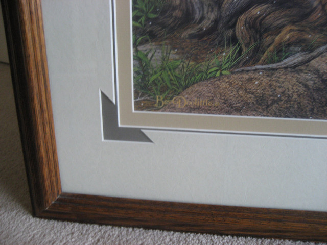 BEV DOOLITTLE-PRAYER FOR THE WILD THINGS LE FRAMED in Arts & Collectibles in Delta/Surrey/Langley - Image 4