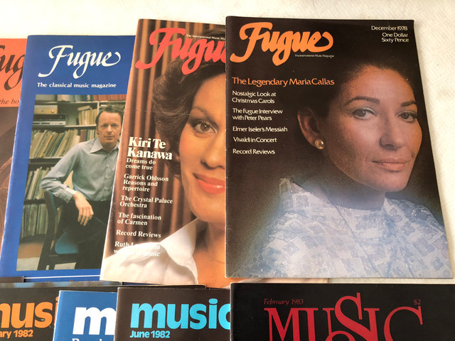 13 vintage Canadian classical music magazines 1970s/80s in Magazines in City of Toronto - Image 3