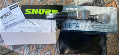 Shure Beta 87A Microphone, View more