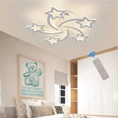 STCH Kids Ceiling Light 60W 25.6" Star Light Modern LED Ceiling , View more