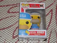 FUNKO, POP, U.S.A. HOMER, THE SIMPSONS, TELEVISION #905, FIGURE