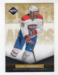 CARTE DE HOCKEY Limited Gold Spotlight #168 P.K. Subban