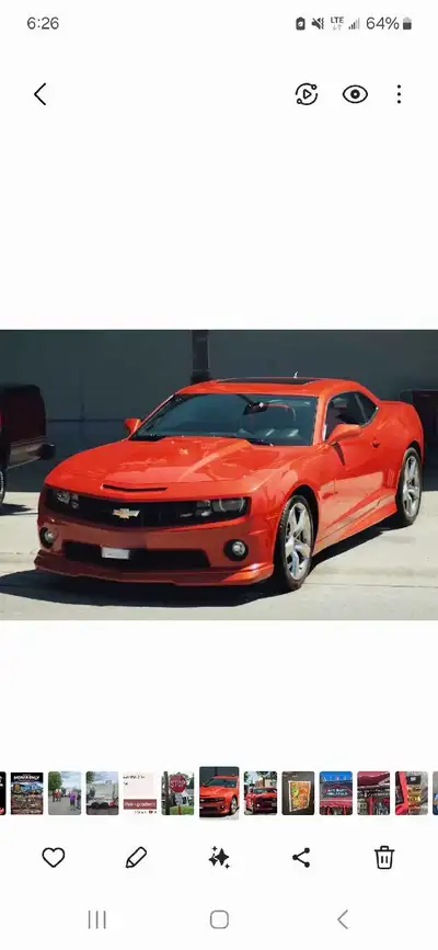 This is an absolutely mint 2010 Camaro 2SS I am willing to trade for a street rod (must have air con...