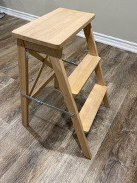 Solid wood Bekvam step stools from Ikea