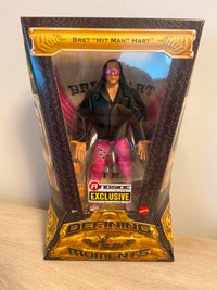 WWE Defining Moments Exclusive Bret Hart Action Figure