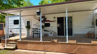 Selling a well-maintained 2013 Hy-line Trailer, 40-foot travel trailer with four slide outs. Located...