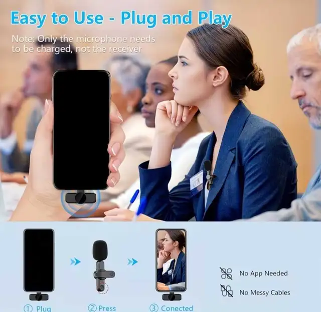 WIRELESS STREAMING MICROPHONE NEW in General Electronics in Brantford - Image 3