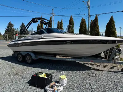 BEAUTIFULL 24ft Reinall 241 cuddy cabin with freshly rebuild 5.7 ltr mercury. Brand new tops. Really...