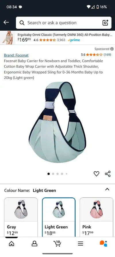 Baby/Toddler Carrier, View more