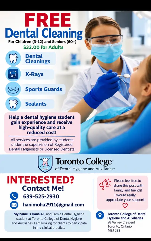  Affordable Dental Hygiene Services! 