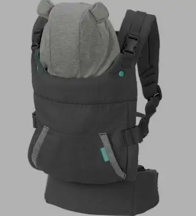 New INFANTINO Cuddle Up Ergonomic Hooded Carrier / Backpack Stra, View more