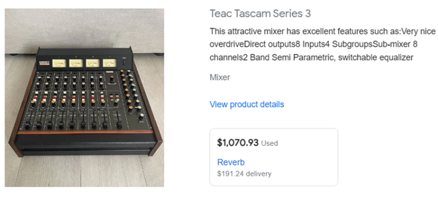 Tascam Series 「TEAC」 Model 3 /// Analog Mixer in Pro Audio & Recording Equipment in St. Albert - Image 8