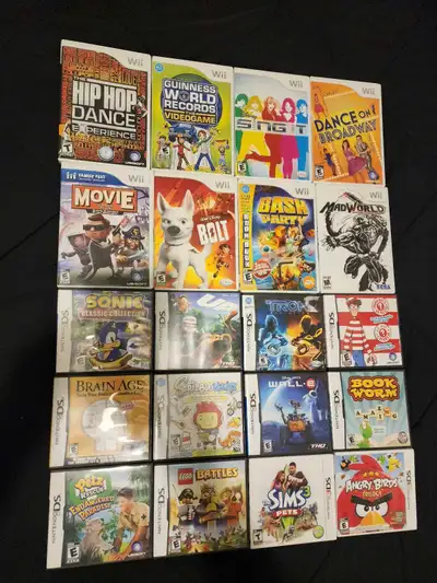 Nintendo Wii, DS and 3DS Video Game Lot, View more
