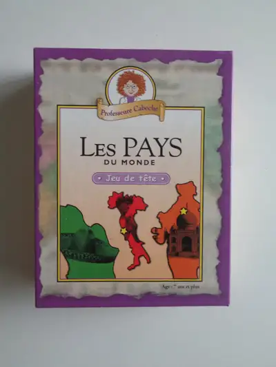 Jeu Les pays du monde - Professeur Caboche, View more