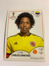 2018PANINI FIFA WORLD CUP RUSSIA STICKER C. SANCHEZ#640 COLOMBIA