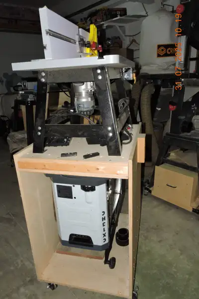 Craftex 13 inch Helical Planer and a Router, router table, approx. 20 router bits, and a 10 piece ro...