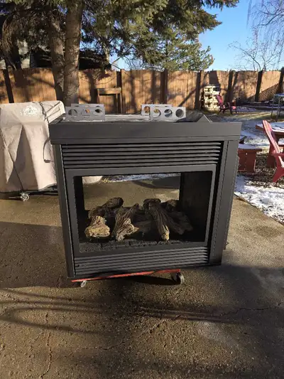 3 sided gas fireplace regency p131, View more