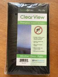 Fiber glass screen for window or patio door