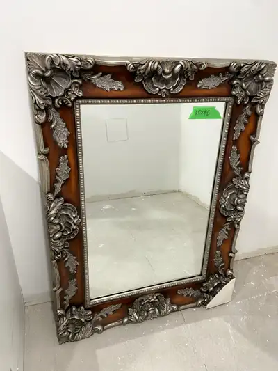 Antique Ornate Wall Mirrors : Large Gold Wood Vintage Frames, View more