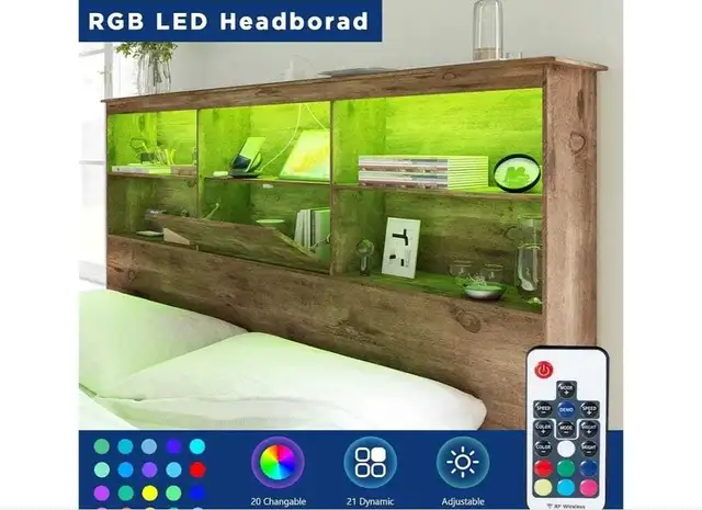 Queen wood bed frame and Queen bed  in Beds & Mattresses in Vancouver - Image 4