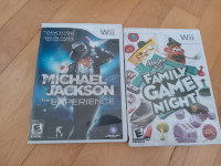 Jeux de Wii à vendre