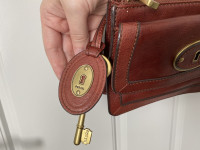 Fossil crossbody purse vintage key chain