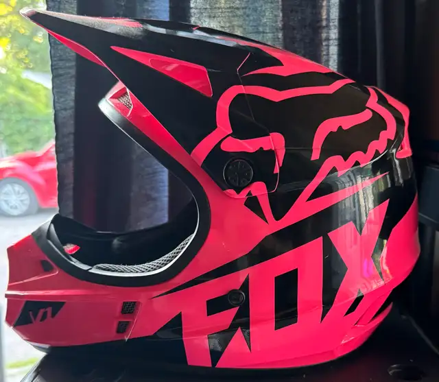 Pink Fox Racing Helmet 63240675587715121