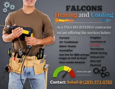 AC Repair, Tankless, Gas Lines, Thermostat, Hot Water Heater , View more