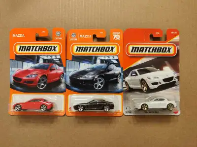 New Matchbox mainline 2004 Mazda RX-8 1/64 diecast car $5 ea.