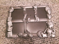 Pewter Baby Picture Frame