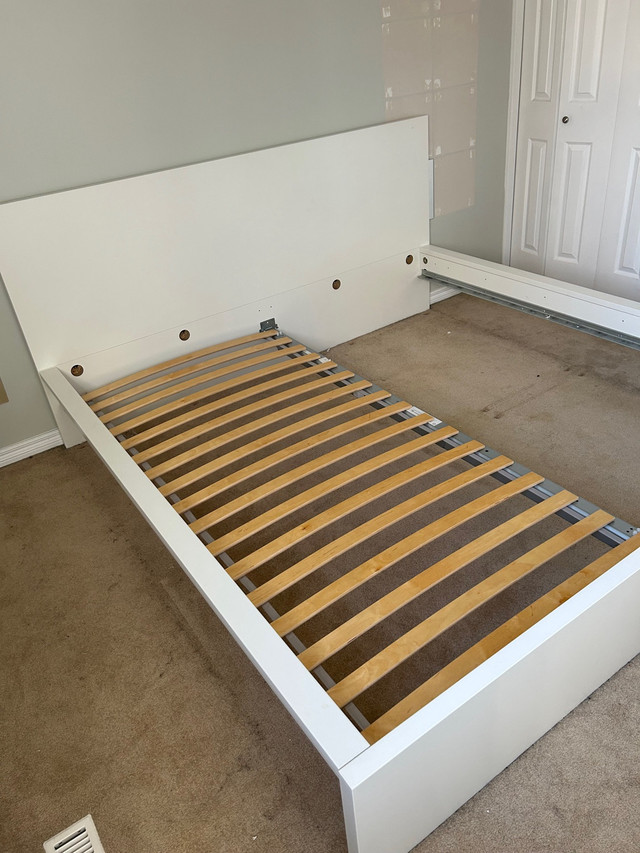 Ikea Malm King Bed Frame W/ Drawers in Beds & Mattresses in Edmonton