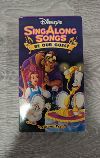 Disney's SingALong Songs Be Our Guest VHS Movie 
