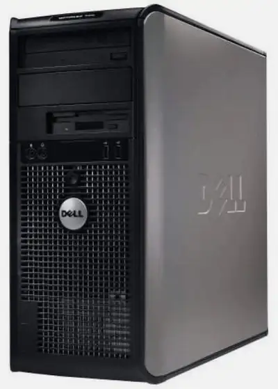 Dell Windows 7 Tower: 2x2.33GHz CPU, 4GB RAM, 250GB HDD, View more