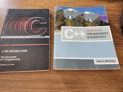 C for programming- 2 text books, View more