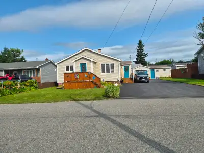 2 bedroom house with a 2 bedroom basement suite. Many new upgrades. Large garage with paved driveway...