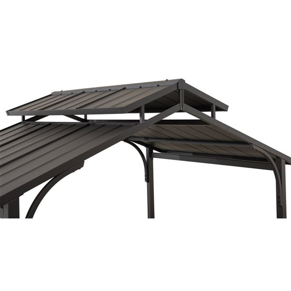 Outdoor Patio Hard-Top Grill BBQ Gazebo, 5' x 8' x 8' height in Patio & Garden Furniture in Peterborough - Image 2