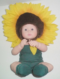 Anne Geddes Baby Sunflowers Doll 15 inches