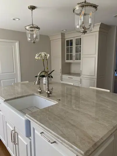 Luxury Taj Mahal Quartzite, Calacatta Quartz & Marble Slabs, View more