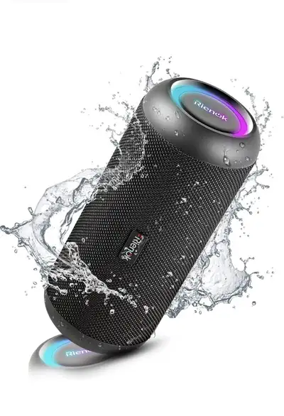 RIENOK Enceinte Bluetooth portable 30 W Double appariement True Wireless Stéréo HD Son IP67 Étanche...