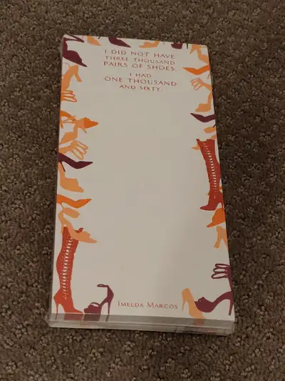 Notepad Paper / Note Paper - Women Shoes / Heels Quote, View more