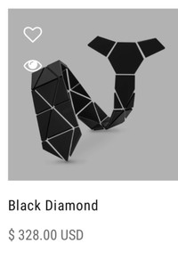 HEX TIE - BLACK DIAMOND