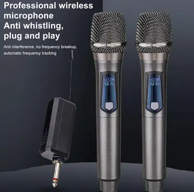 2 Talomein Wireless Microphones, View more