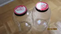Wide Mouth Clear Glass Jar 128 Fluid Ounce
