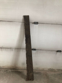 Vintage steam sawblade