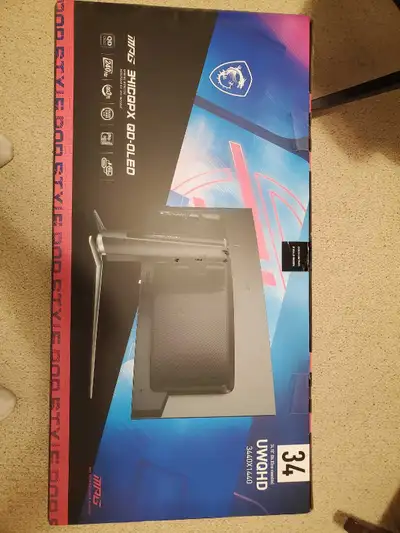 MSI 34" QD-OLED Monitor 240hz ultrawide curved, View more