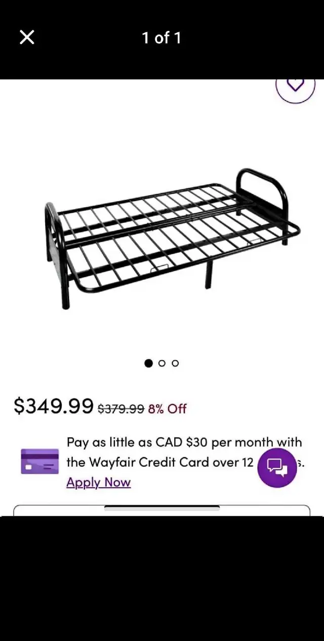 Futon Sofa/bed in Couches & Futons in City of Halifax - Image 2