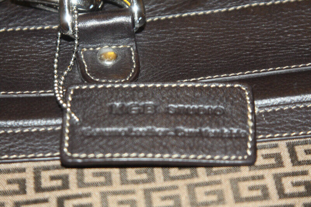 new KGB Studio genuine Leather bag ( tote ) 20" x 15" x 7.5" in Women's - Bags & Wallets in Lethbridge - Image 2